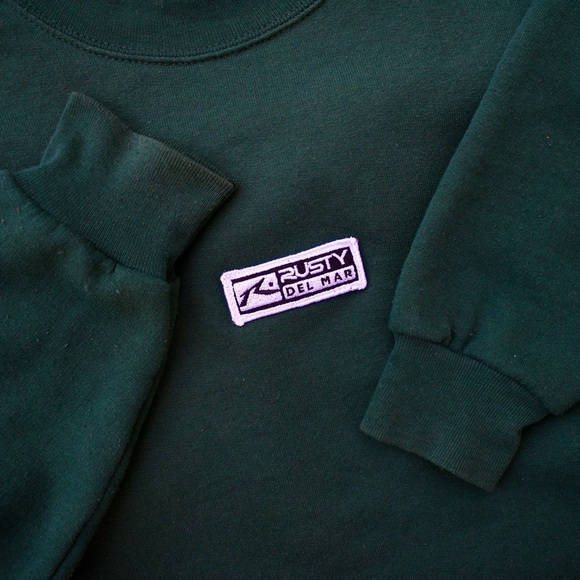 Rusty Del Mar Crewneck Sweatshirt - Picture 2 of 3